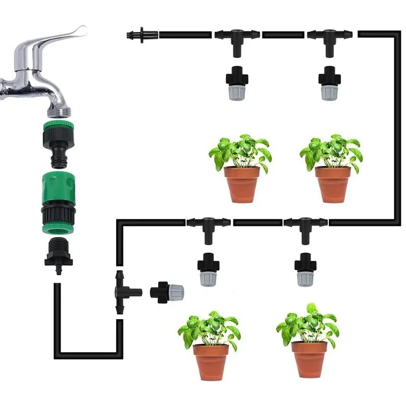 Irrigation 10Meters 10 Sprinklers Nozzles Water Sprayer Misting Fog