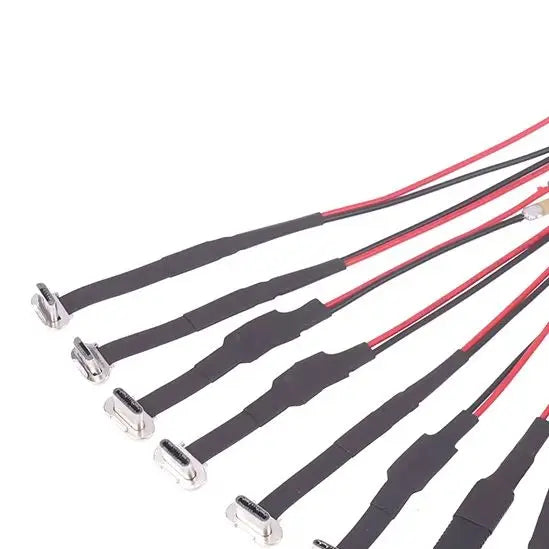 Type-C Micro USB Flat Fast Charge Cable with Resistor | 13.5cm USB Charging Cable Peaceful Pleasures Health and Wellness
