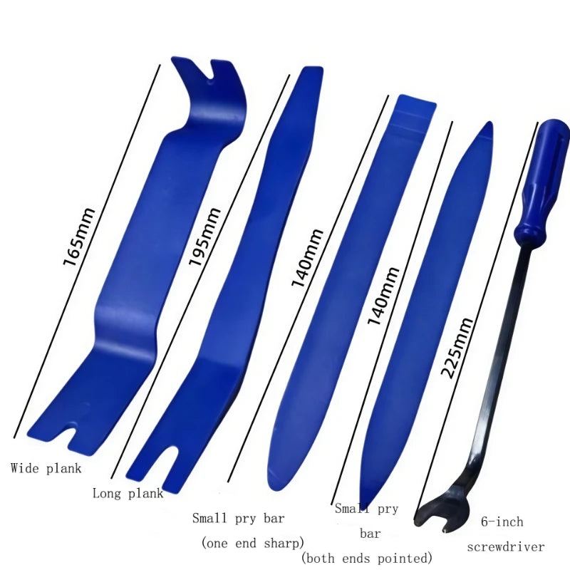 Automobile Audio System Modification and Assembly Tool Kit Plastic Lever Interior Clip Removal Screwdriver Peaceful Pleasures Health and Wellness