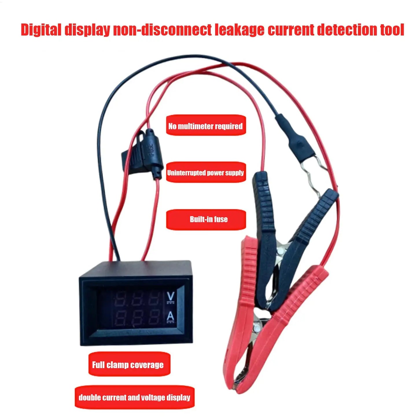 Car Leakage Detector Quickly Precise Multi-functional Finder Circuit Breaker Finder for Lawnmowers Trucks RVs Motorcycles ATVs Peaceful Pleasures Health and Wellness
