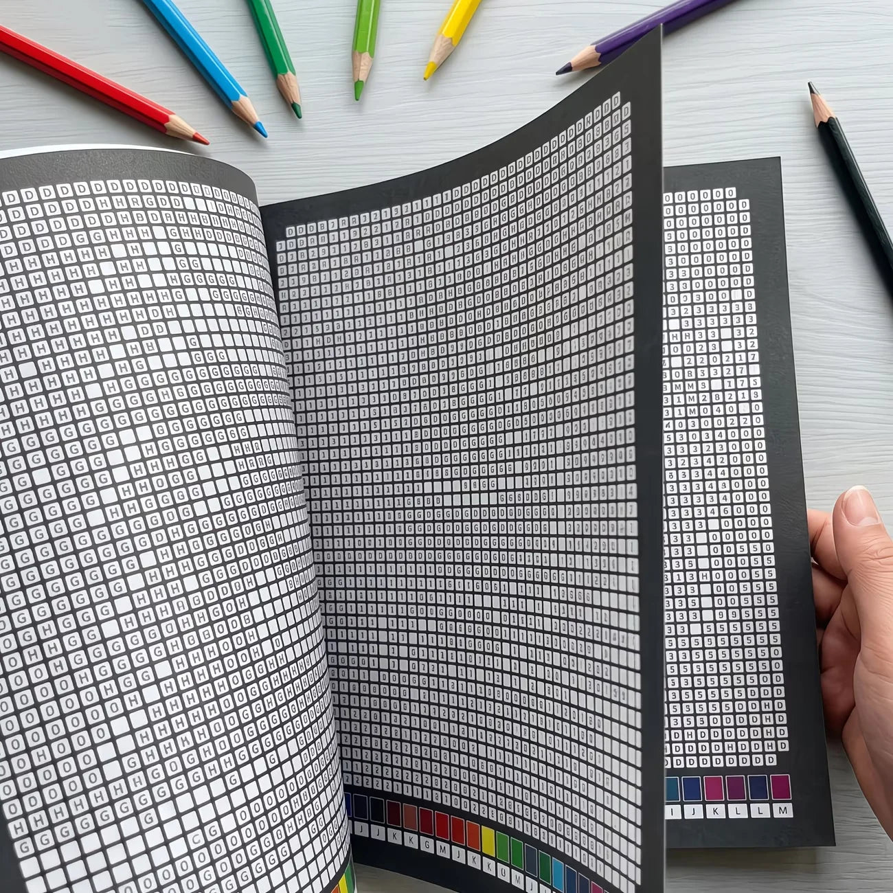 Mystery Mosaics Number Coloring Book 32 Pages Pixel Art Activity