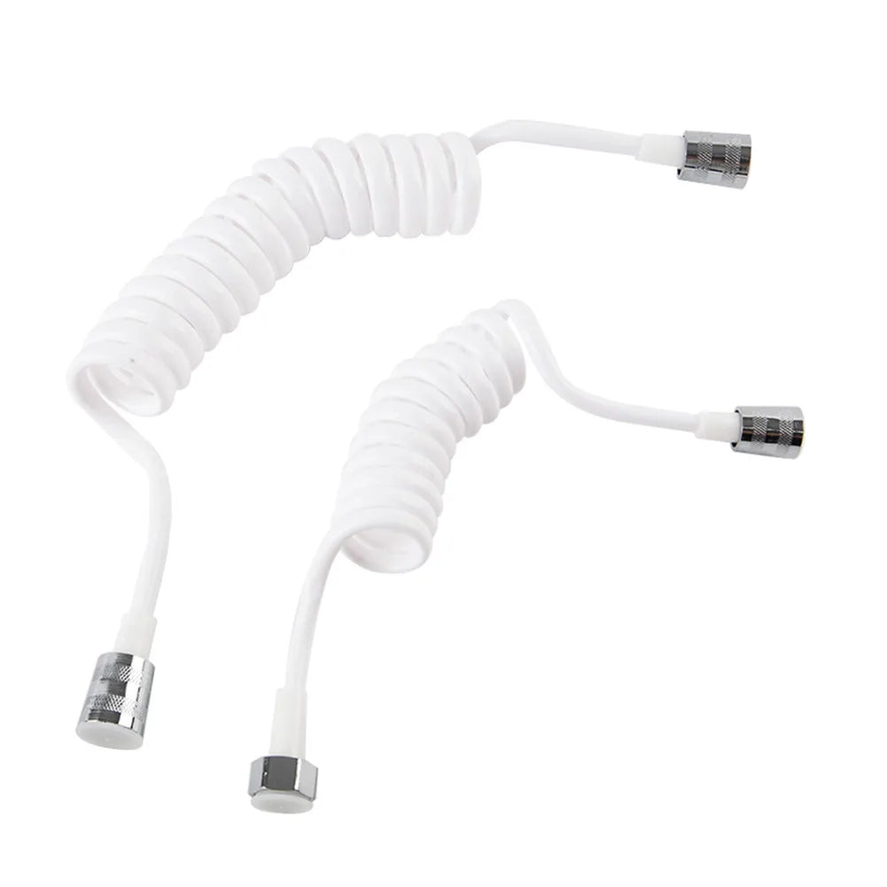 1 5M 2M Telephone Line Shower Hose Anti-wrap Spring Flexible Sprayer