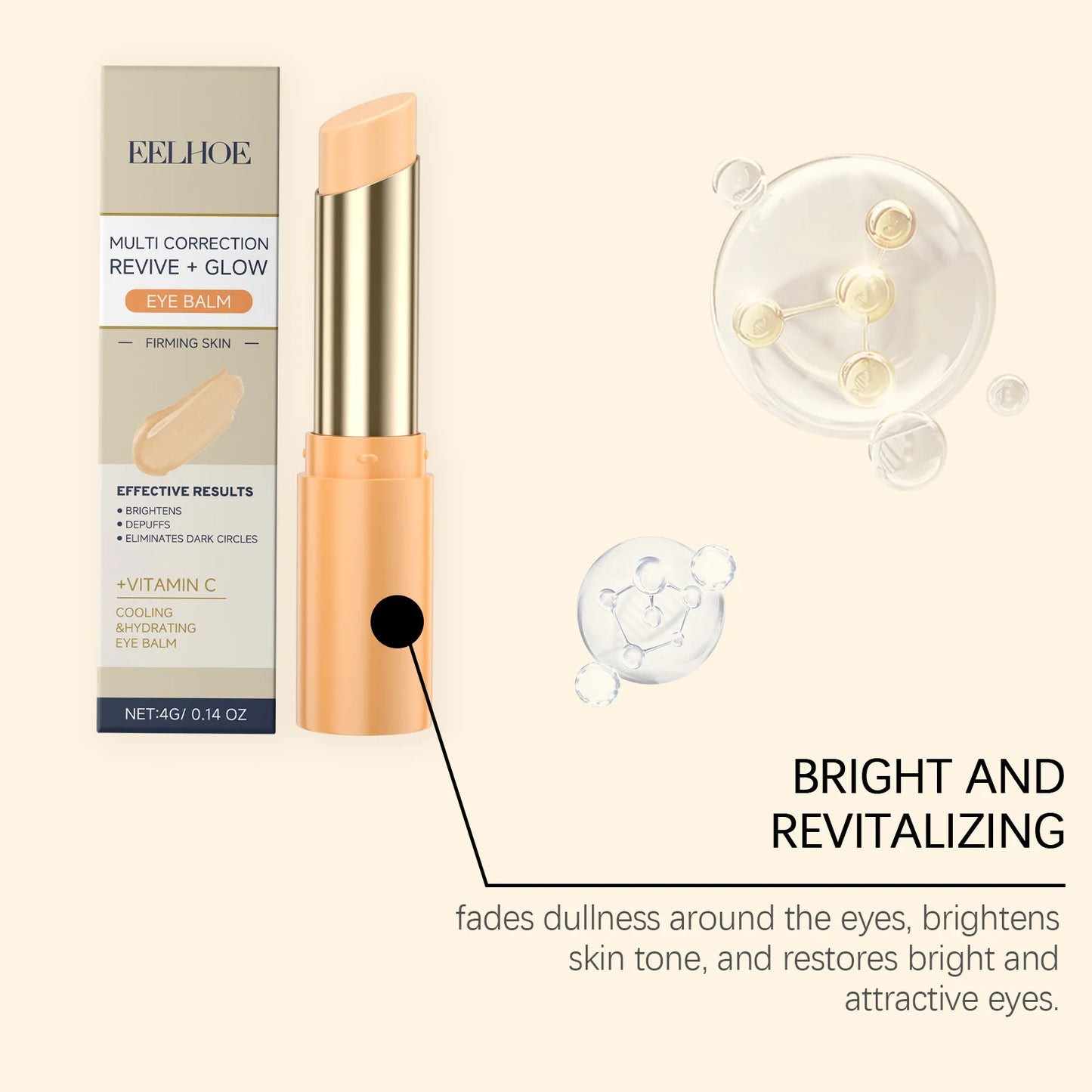 Eelhoe Vitamin C Eye Cream Stick | Dark Circles & Puffiness