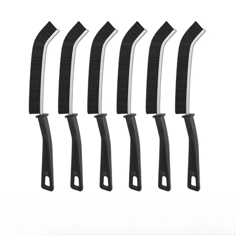 Hard Bristle Crevice Cleaning Brush for Fine Seam Corners Groove Window Cleaning Tools Kitchen Bathroom Home Tiles Joints Brush Peaceful Pleasures Health and Wellness 6 pcs