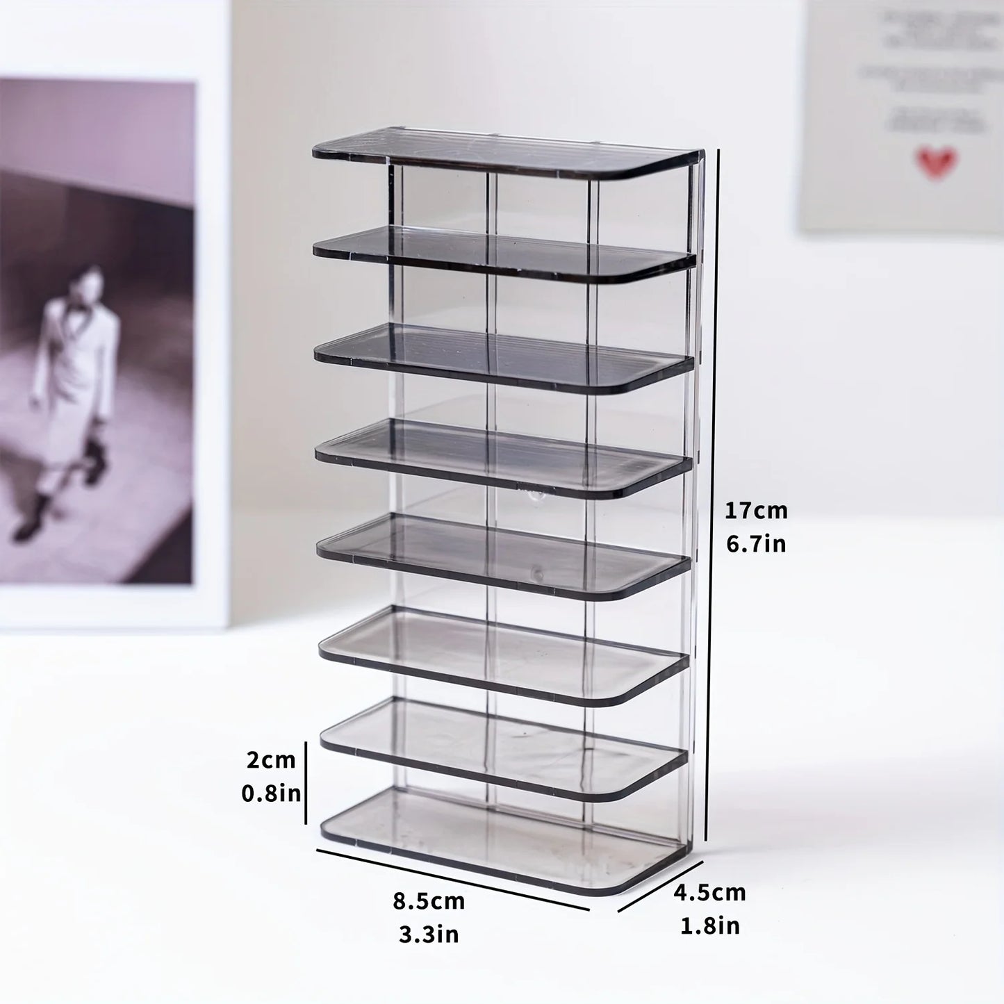 Acrylic Toy Car Display Case | Wall Mounted Diecast Shelf