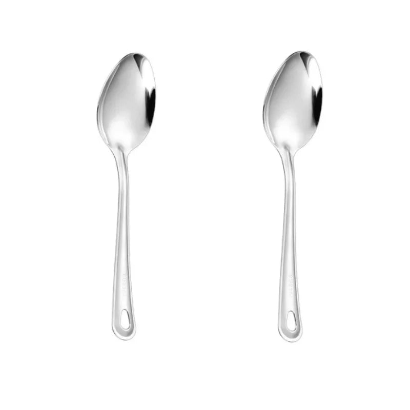 304 Stainless Steel Strainer Spoon Colander Ladle Filter Strainer Food Skimmer Useful Things For Kitchen Gadgets Kitchenware Peaceful Pleasures Health and Wellness 201 spoon 2pcs