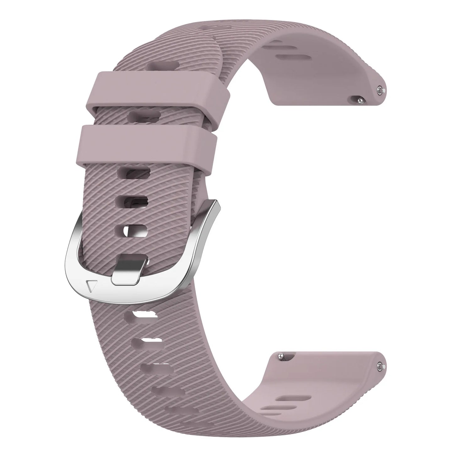 18mm Silicone Band for Garmin Forerunner 255S 265S | Quick Release Peaceful Pleasures Health and Wellness Purple