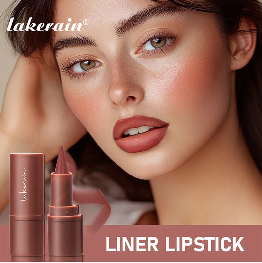 2-in-1 Lipstick Lip Liner Pointed Tip Long-Lasting Moisturizing Color-Payoff Lip Makeup for Everyday Use Peaceful Pleasures Health and Wellness
