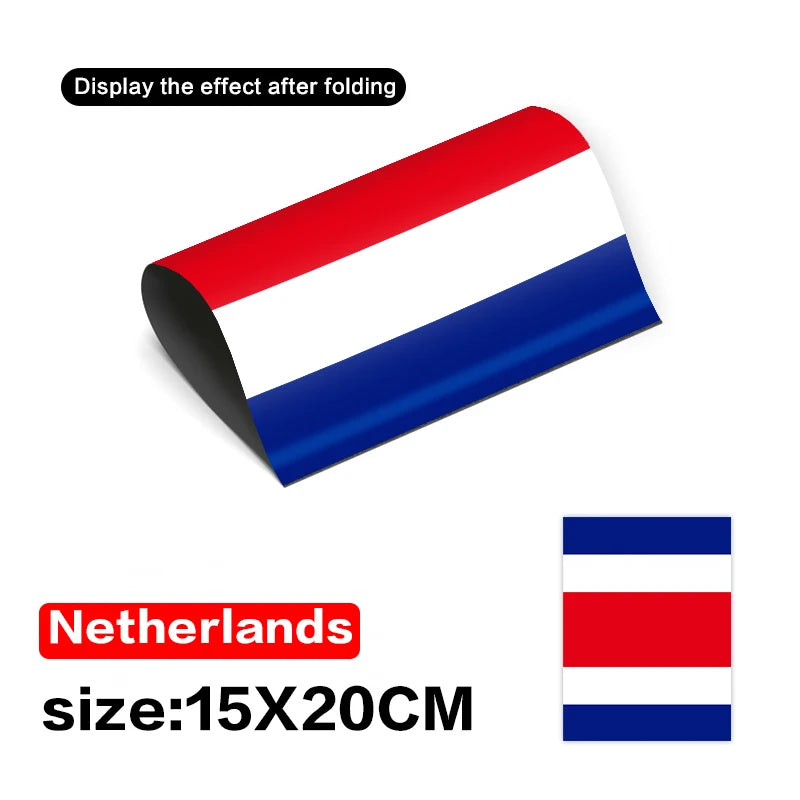 2026 World Cup National Flag Car Sticker | Waterproof Decal