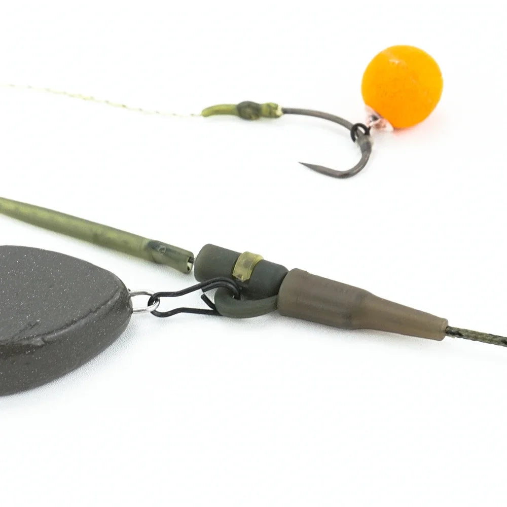 2026 HIRISI 3x Helicopter Carp Fishing Rigs, Lead Core Braided Line with Lead Clips Anti-Tangle Carp Leader Tackle Peaceful Pleasures Health and Wellness