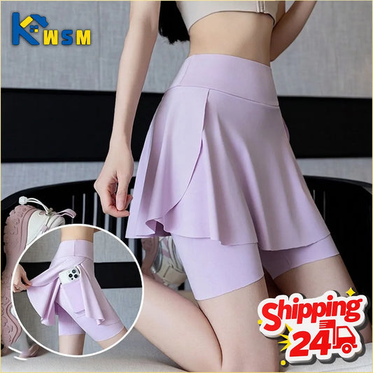 Women's Skort Bike Shorts with Pockets – Yoga & Running Women's Skort Shorts Oasis Select