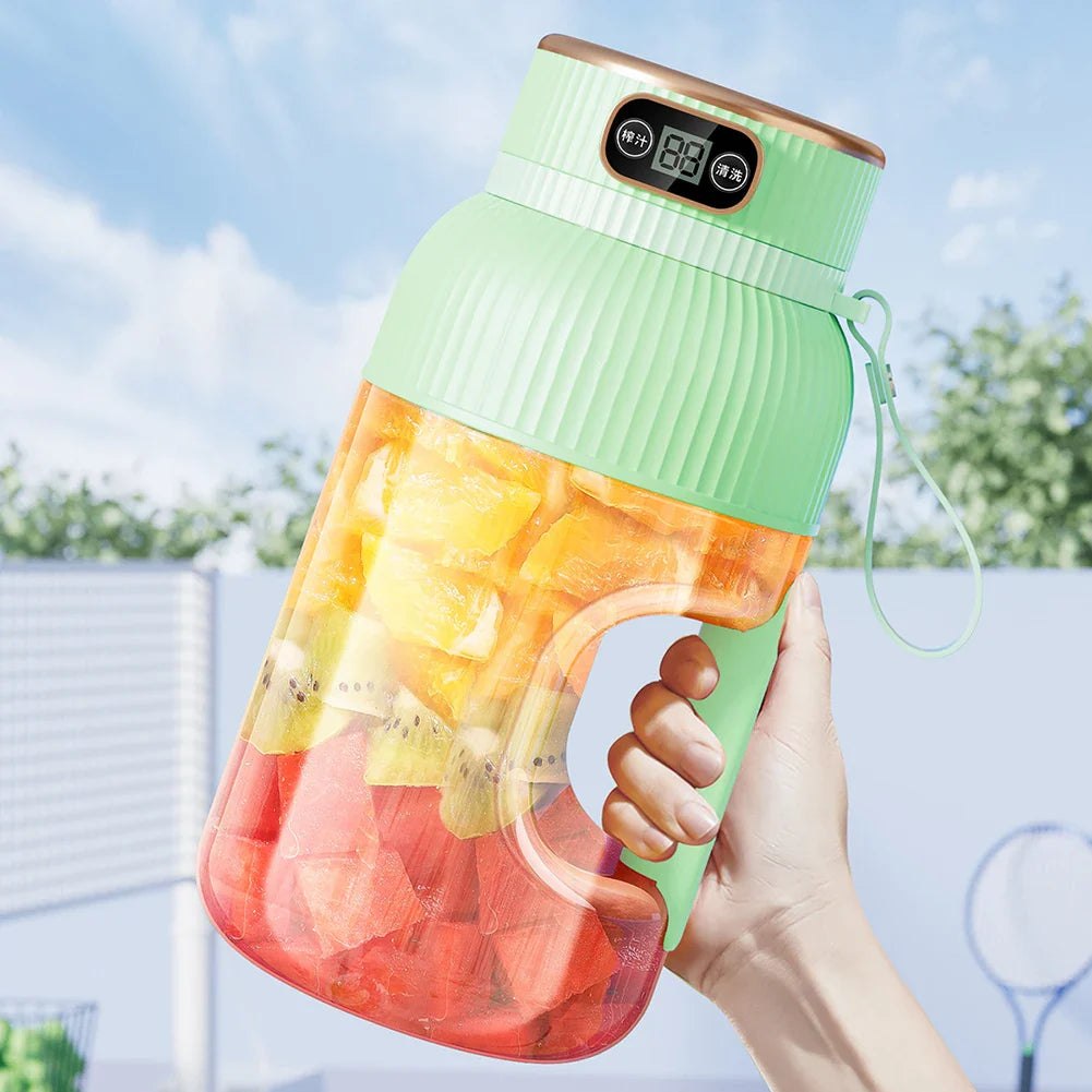 Multiyilego 1200ml Portable Electric Juicer Blender Smoothie Cup