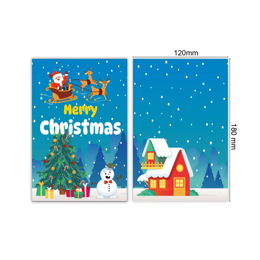 Christmas Halloween Sticker Book Reusable Stickers DIY Dress-up Fun