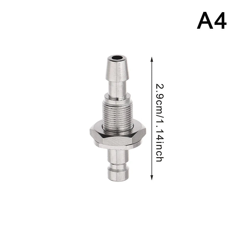 NIBP Blood Pressure Cuff Air Hose Metal Connector Adapter