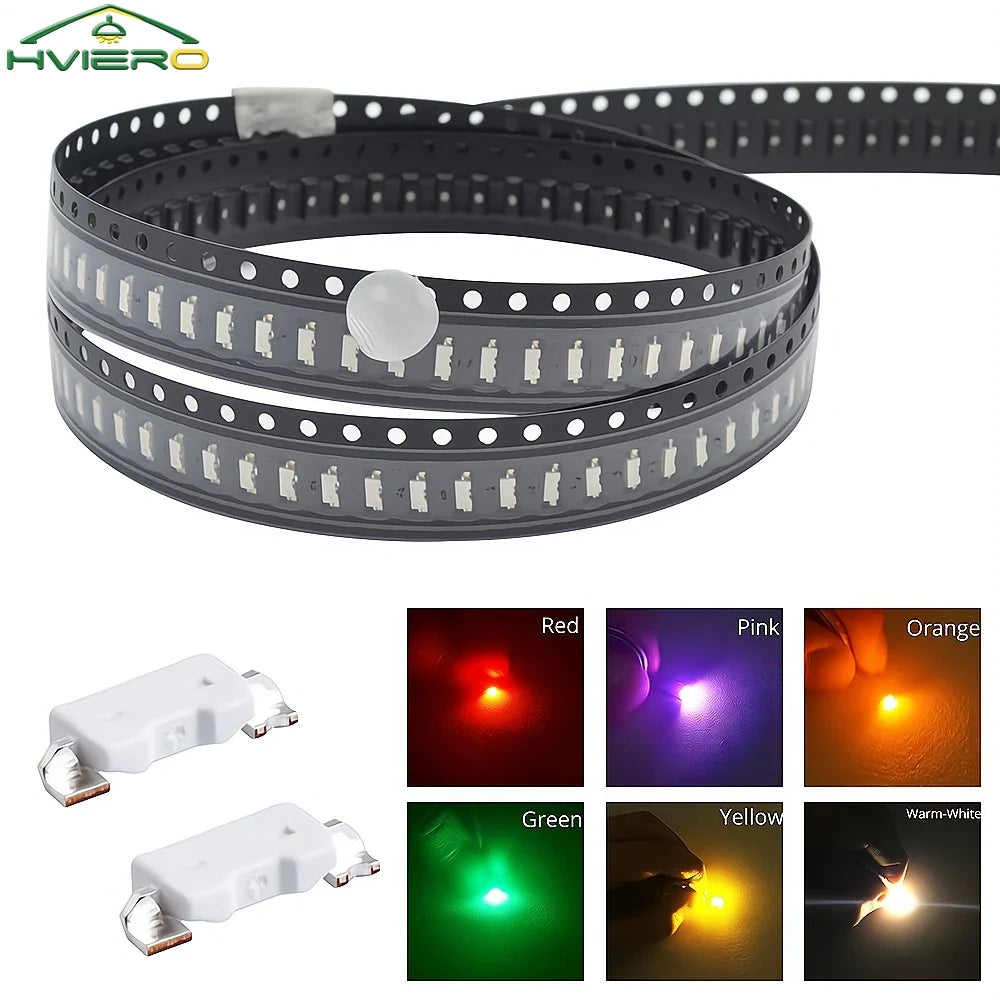 100Pcs 335 SMD Side-Emitting LED Diodes – Multi-Color DIY Lamp