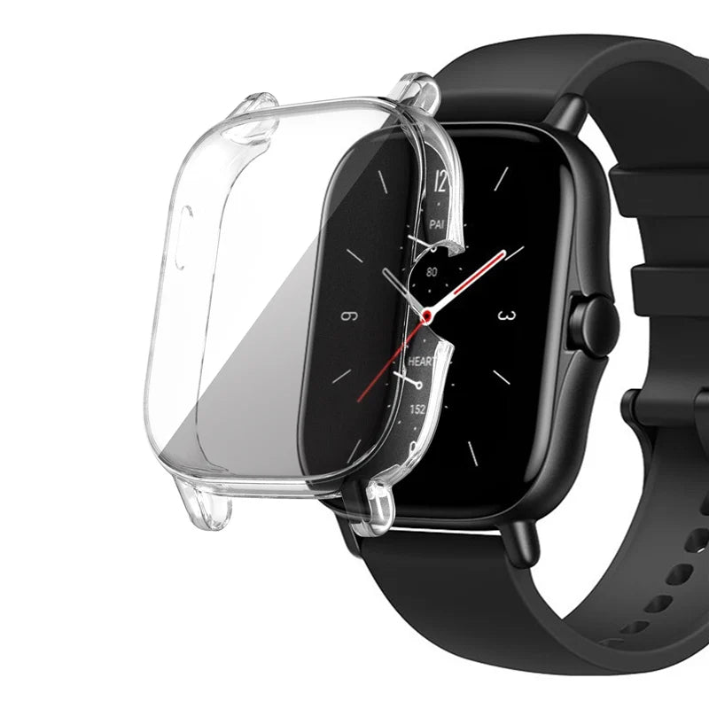 TPU Case & Screen Protector for Amazfit GTS 2/3/4 & BIP 6