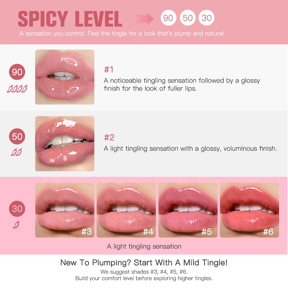 Lip Plumper Reduce Lip Wrinkles Natural Lip Enhancement Effect Long-lasting Moisturizing High-Shine Gloss Finish Lip Plumper Peaceful Pleasures Health and Wellness