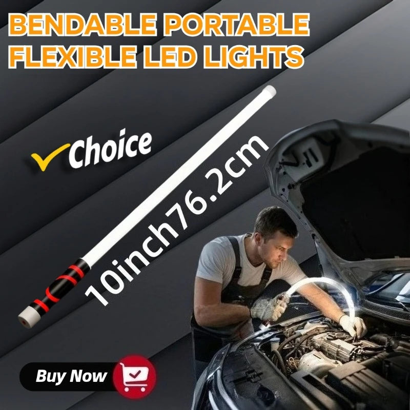Flexible LED Work Light – Bendable Rechargeable Flashlight 76cm LED Work Light Peaceful Pleasures Health and Wellness
