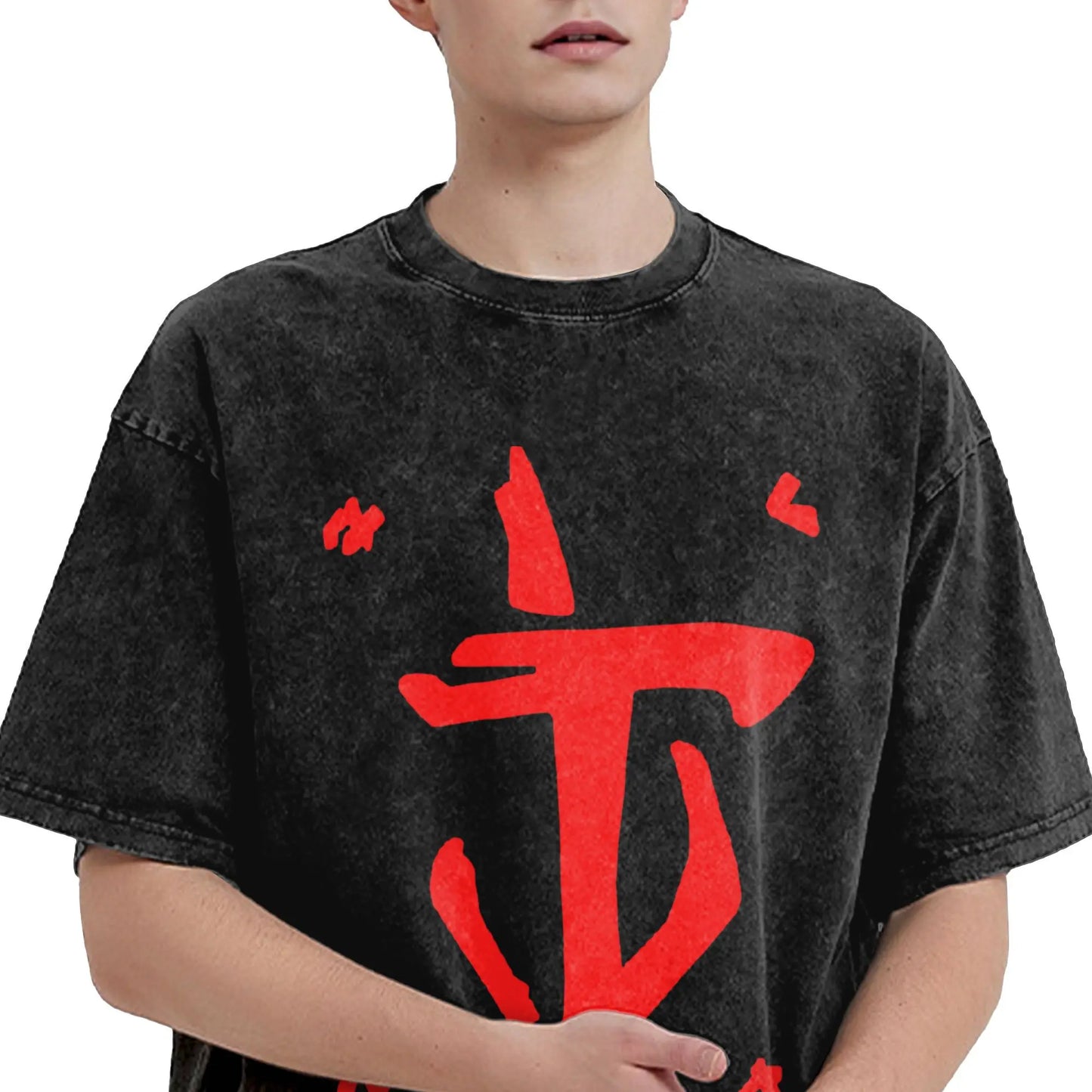 Men's Dooms slayers T Shirts Meme Tees Beach Vintage Short Sleeves T-Shirt O Neck Hip Hop Casual Tee Shirt Hot Sale Peaceful Pleasures Health and Wellness