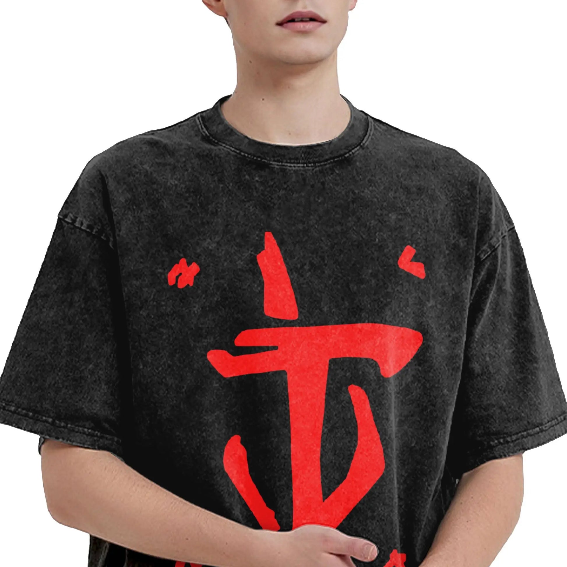 Men's Dooms slayers T Shirts Meme Tees Beach Vintage Short Sleeves T-Shirt O Neck Hip Hop Casual Tee Shirt Hot Sale Peaceful Pleasures Health and Wellness