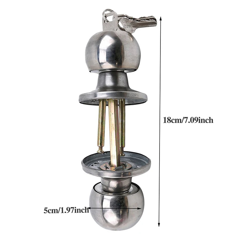 Interior Spherical Door Handle Lock Aluminium Alloy Household Bathroom Door Locks Hotel Restroom Door Locks Hardware Supplies Peaceful Pleasures Health and Wellness
