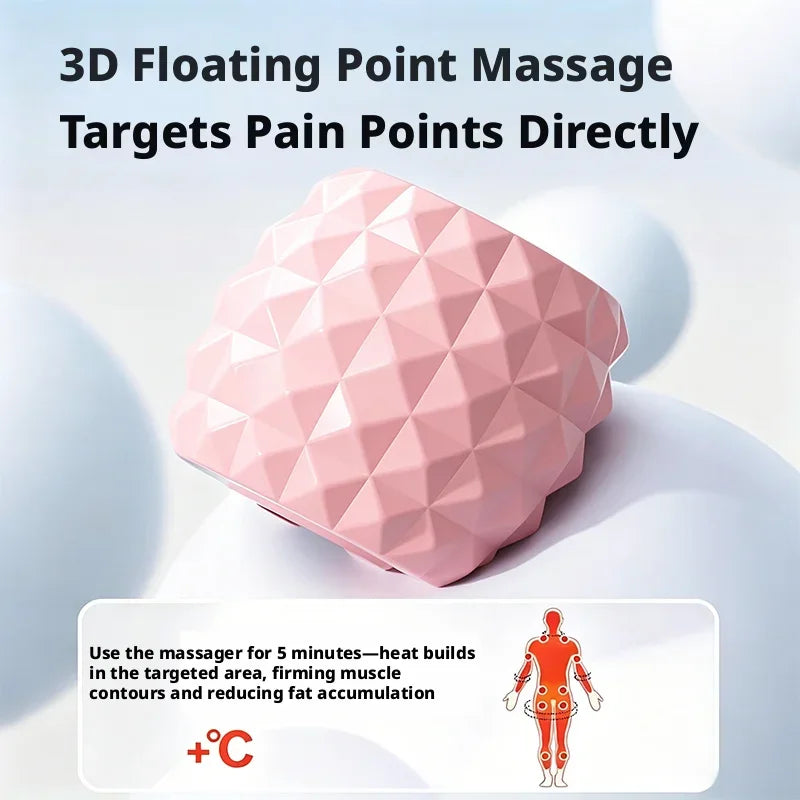 Adjustable 9-Rollers Leg Massager 360° Wrap-Around Muscle Roller for Deep Tissue Relief Leg Shaping & Sore Muscle Recovery Peaceful Pleasures Health and Wellness