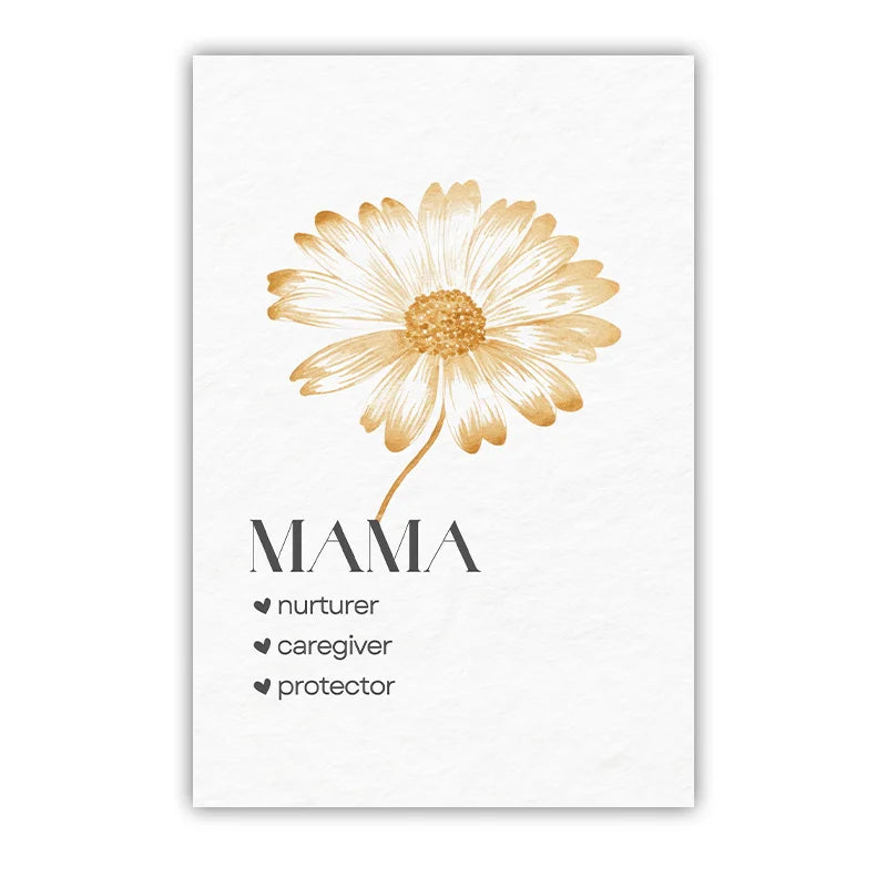 Nordic Yellow Flower Butterfly Canvas Wall Art | Modern Print Canvas Wall Art Peaceful Pleasures Health and Wellness 05 50x70cm NoFrame China Mainland