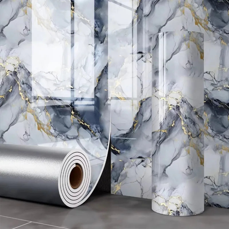 3D Marble Self-Adhesive Foam Wall Panels | Waterproof Stone Look