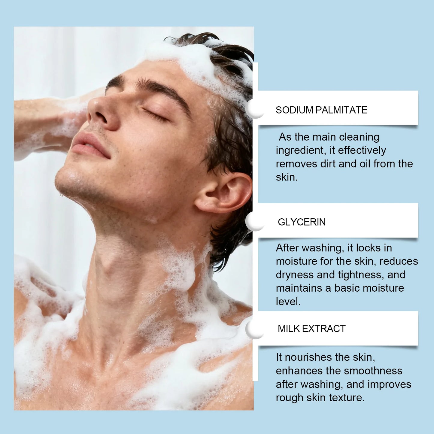 East Moon Men's 3-in-1 Cleansing Bar – Hair, Beard & Body