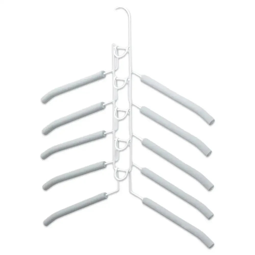 5-in-1 Folding Clothes Hanger – Space Saving Closet Organizer