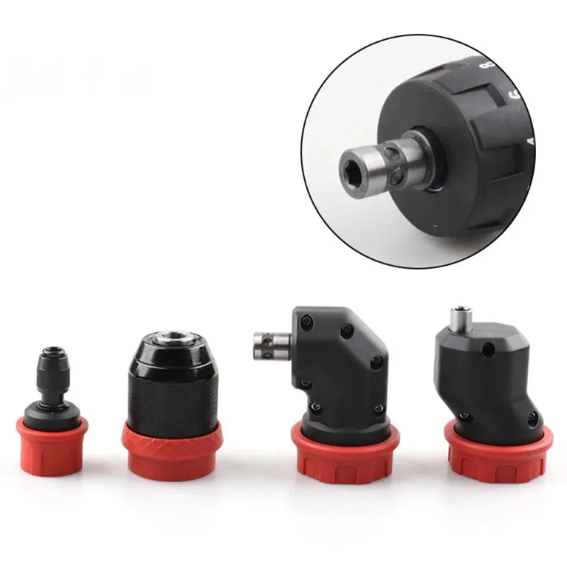6.35mm Hex Shank to Keyless Drill Chuck Adapter | Quick Change