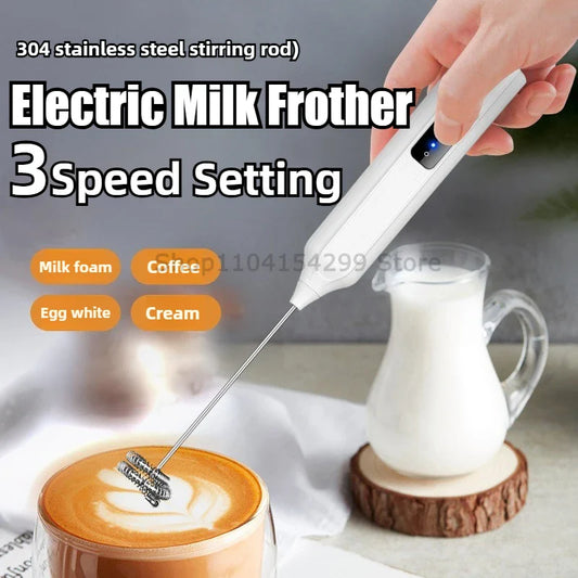 Handheld Electric Milk Frother & Egg Beater | Mini Portable Milk Frother Whisk Oasis Select