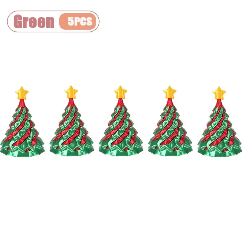 3D Printed Spiral Christmas Tree Fidget Toy | Dual-Color Swirl