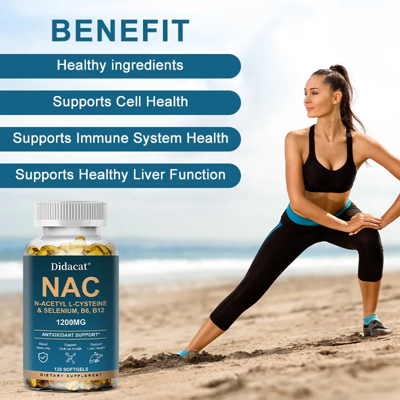 NAC Capsules 120ct | Antioxidant, Detox & Lung Support