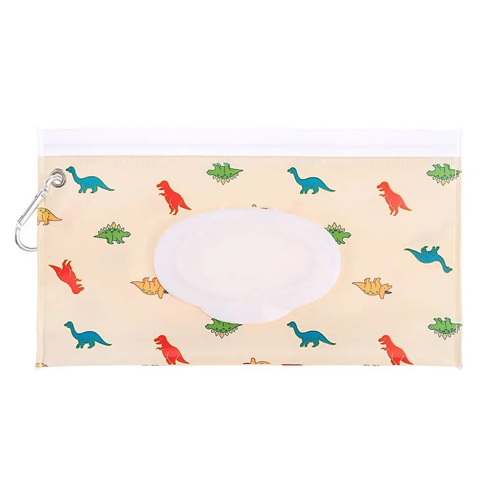 EVA Refillable Baby Wipes Pouch | Flip Cover Snap-Strap Holder
