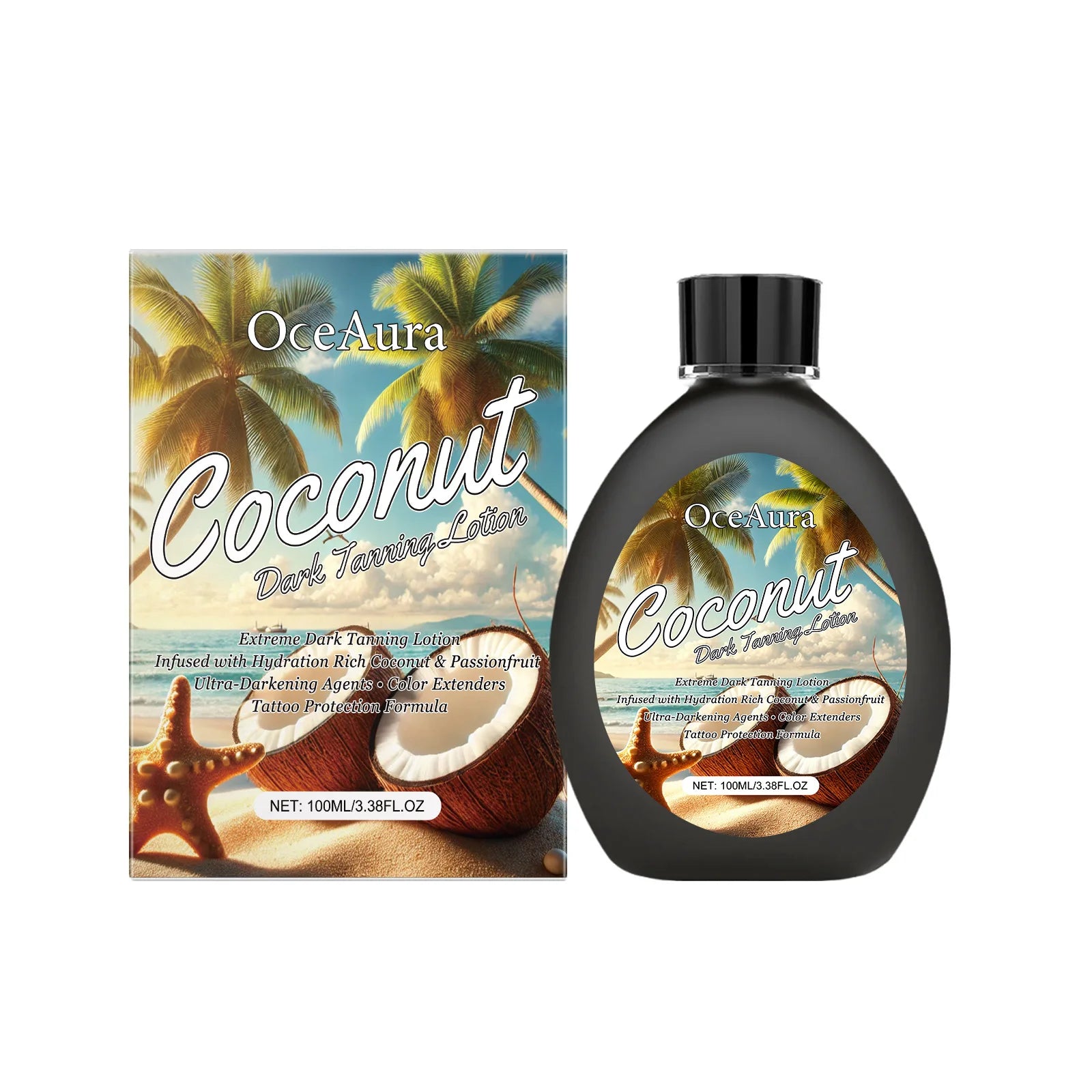 Bronze skin blackening lotion, summer beach bronze wheat skin tone moisturizing body blackening cream Peaceful Pleasures Health and Wellness 1PCS