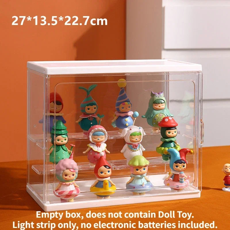Large Collectible Figure Display Case – Dust-Proof Organizer Box