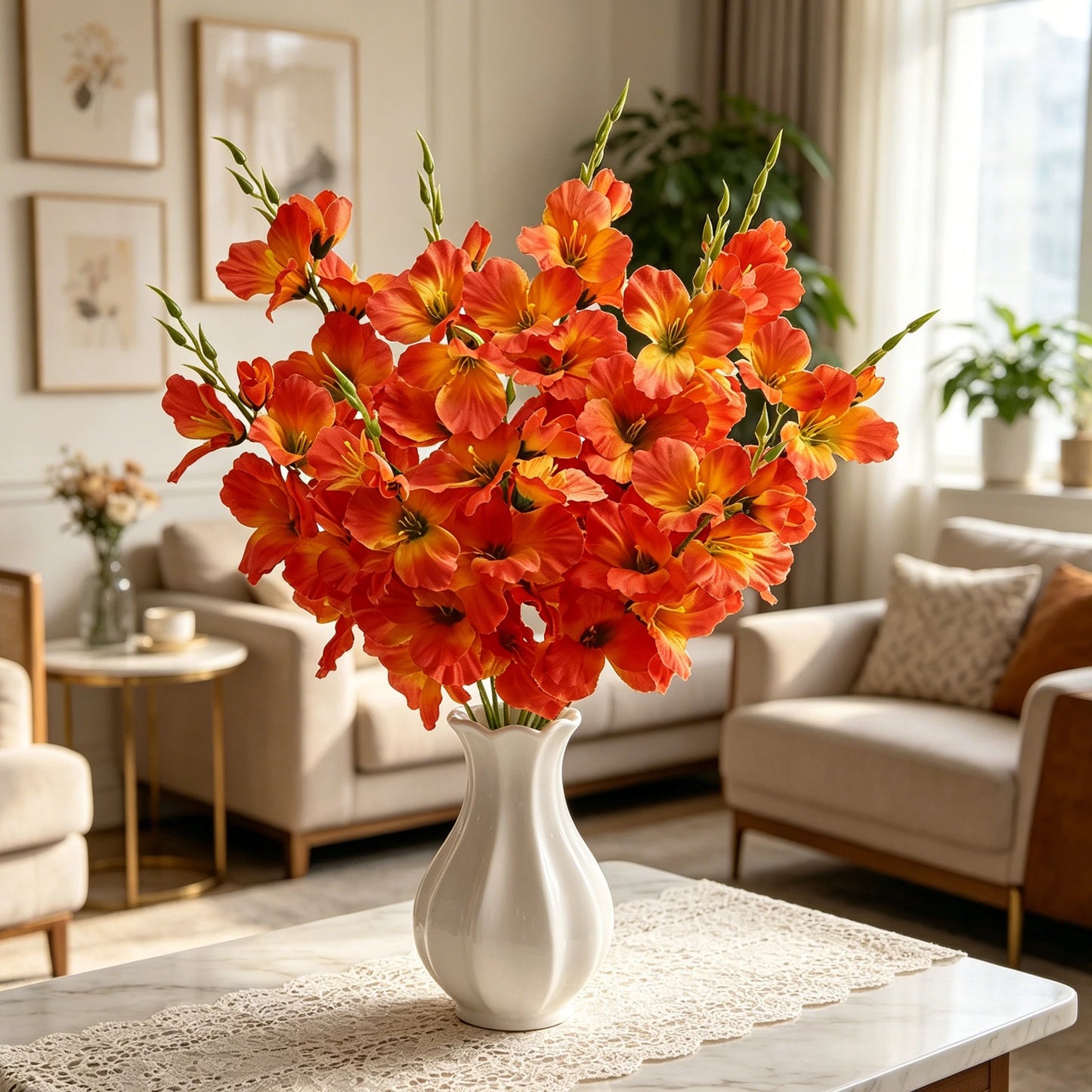 Artificial Silk Moth Orchid Flowers 5/10pcs – Wedding & Home Decor