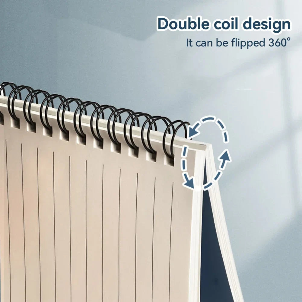 A5/B5 Vintage Spiral Notebook – 40/80 Sheet Journal & Diary