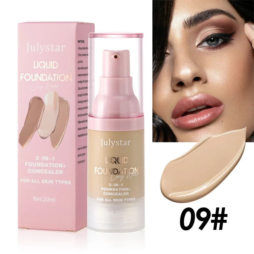 High Coverage Waterproof BB Cream Foundation – Oil Control 20ml