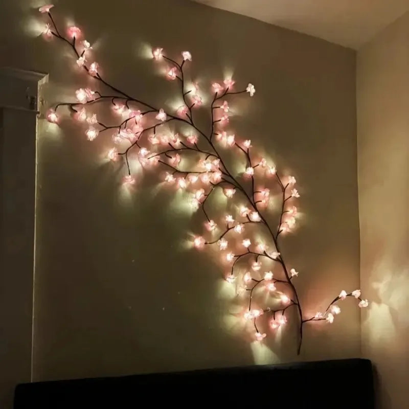 LED Cherry Blossom Branch Lights | Bendable Décor Indoor/Outdoor