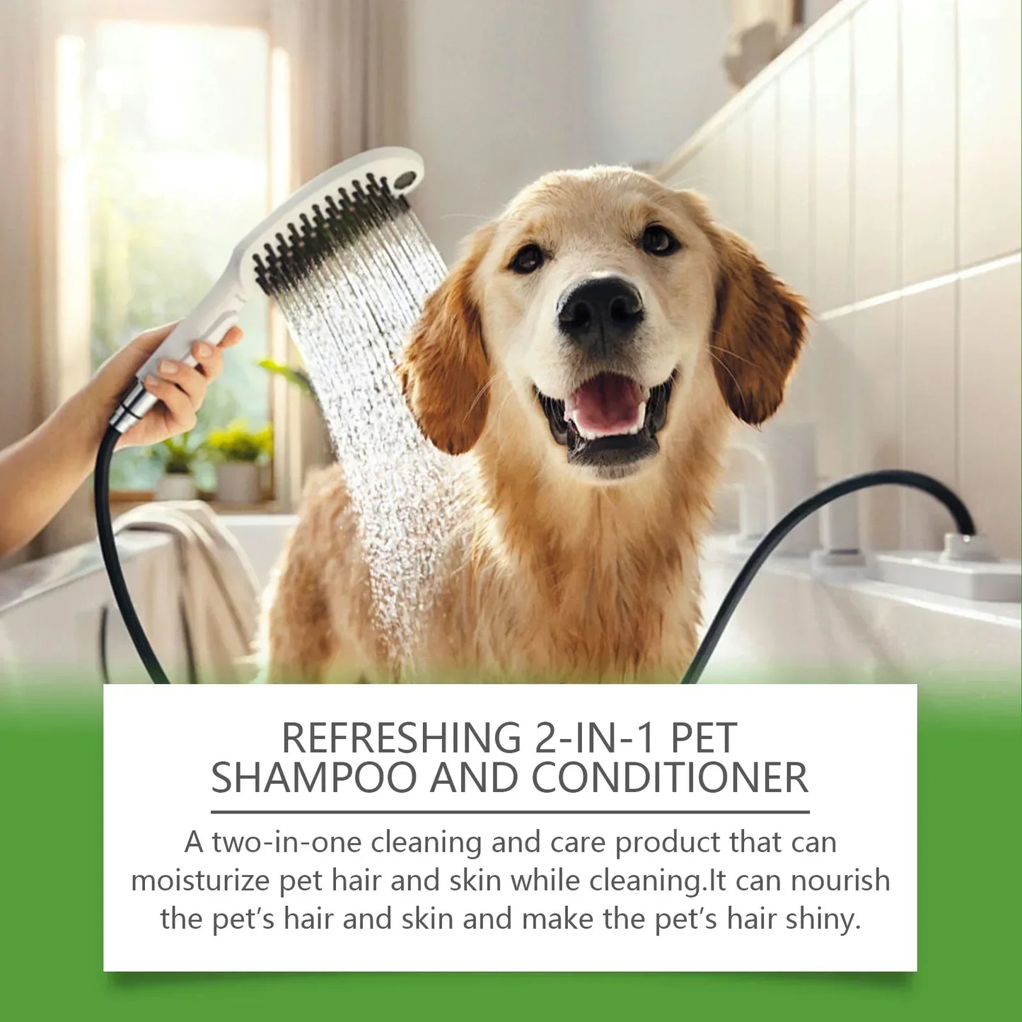 YEGBONG 2-in-1 Dog & Cat Shampoo Conditioner – Moisturizing