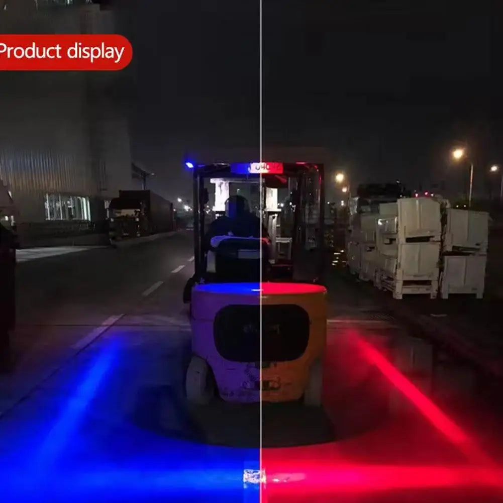 30W Forklift LED Warning Light | 15 LED Danger Zone Safety Lamp