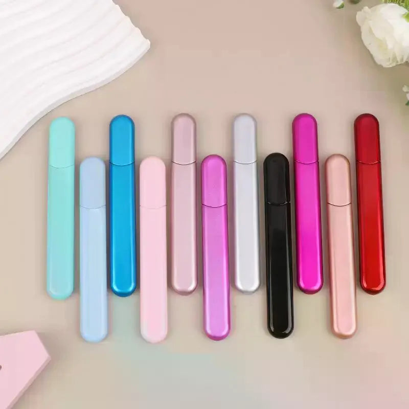 Glass Nail File With Case, Crystal Diamond Salon Best Beauty Nail Buffer For Natural And Acrylic Nail Peaceful Pleasures Health and Wellness