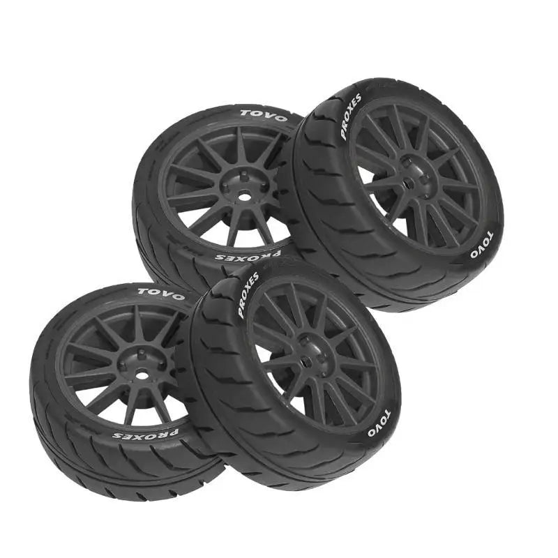RC Beadlock Wheel Tires 1/10 Scale Crawler 4PCS Rubber Set