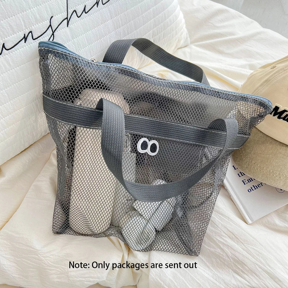Big Eyed Fun Hand-held Beach Bag Wash Makeup Portable Large Capacity