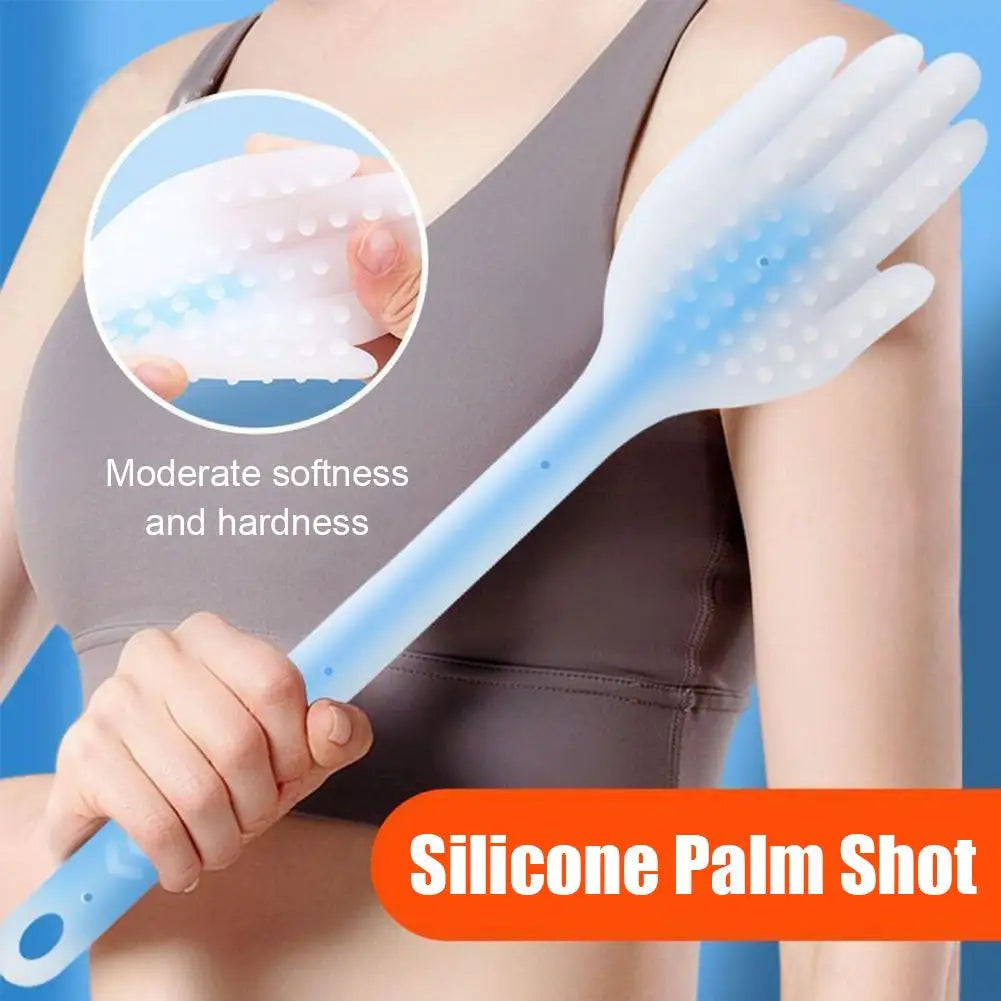 Silicone Meridian Slap Board Gua Sha Plate Beating Massage Bat For Back Body Massager Detox Massage Stick Blood Circulation Peaceful Pleasures Health and Wellness
