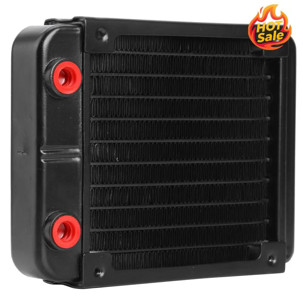 VODOOL 120mm PC Water Cooling Radiator G1/4 – 10 Pipe Aluminum