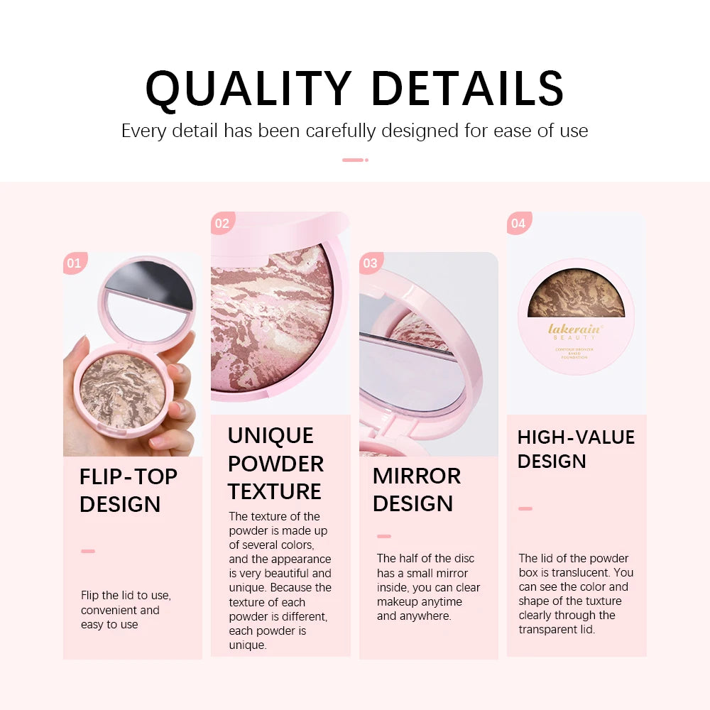 NEW YORK Baked Brighten Color Correcting Powder Foundation Fair Buildable Light to Medium Coverage Demi-Matte Natural Finish Peaceful Pleasures Health and Wellness