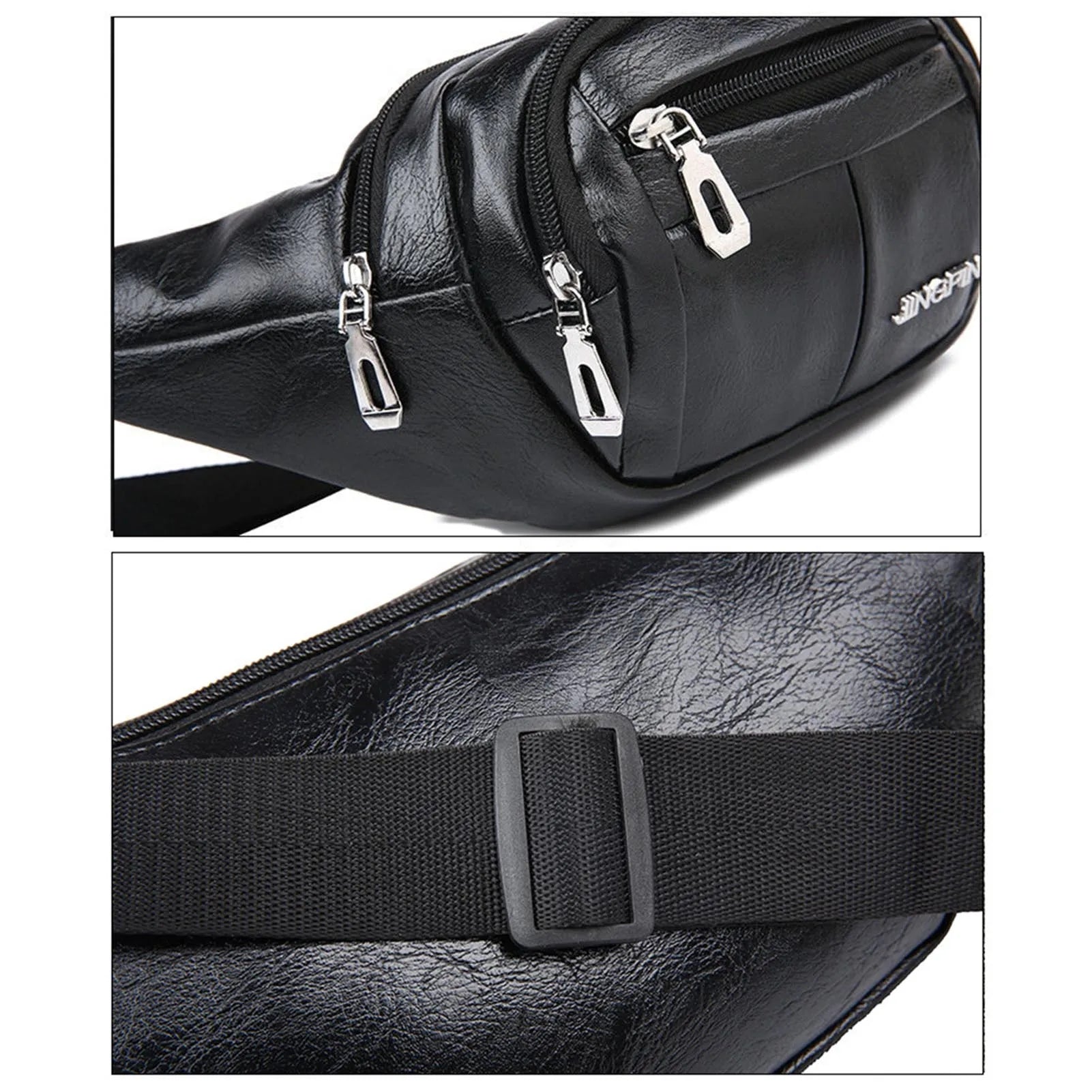 Fashion Men's Leisure Waist Bag Waterproof Travel Phone Bag with Smooth Zipper for Friend Family Neighbors Gift Peaceful Pleasures Health and Wellness